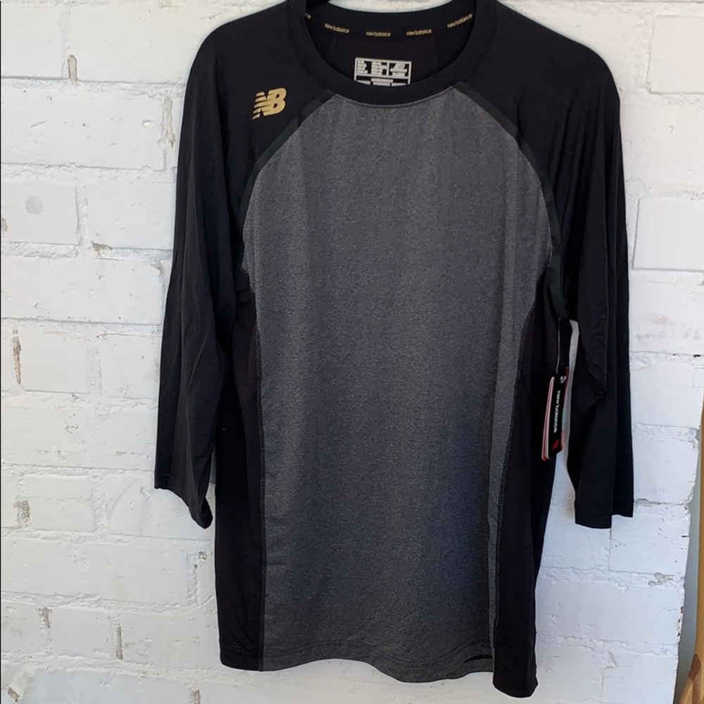 3/$45 NWT New Balance 4040 Seamless Black Raglan